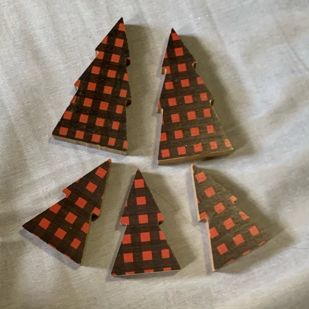 Mini Buffalo Check Trees - Picture 4 of 4